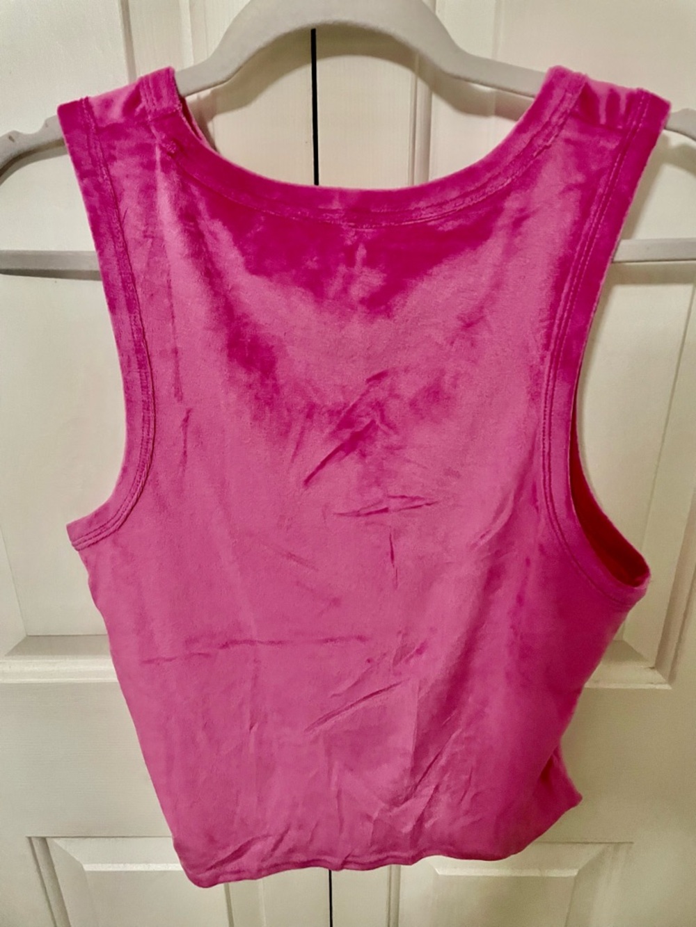 Juicy Couture Bright Pink Velour Sleep Top - Picture 2 of 3